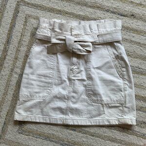 Women’s Free People Cream Cargo Skirt High Waisted Belt
